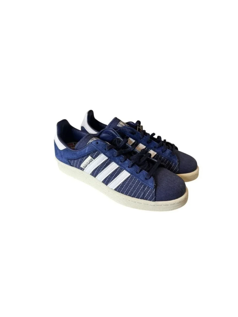 Men's Adidas Campus 80s Blue White Sneakers 7